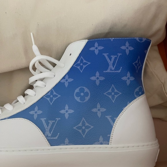 Louis Vuitton tattoo sneaker size 13 blue/white 100% new in the box - Picture 3 of 10